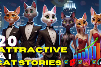 do ai cat story videos for your social media platform