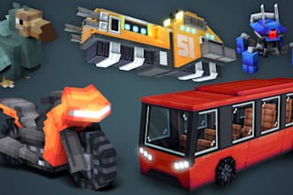 do 3d blockbench models for minecraft