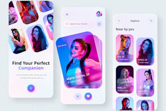 develop a dating app chat app tinder, social media app hinge