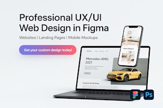 create stunning UX UI designs and prototypes in figma