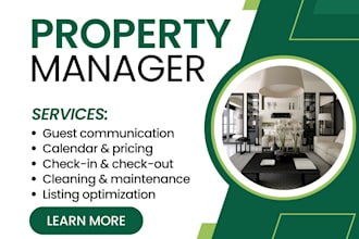 be your property manager
