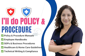write policy and procedures manual home care healthcare employee handbook group