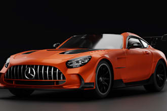 build 3d car interior and exterior,3d wheel,animate,rc model for game,sport car