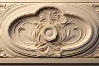 sculpt 3d bas relief architectural bas relief 3d medallion for 3d printing