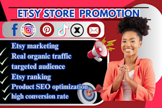 promote etsy sales, shopify marketing, etsy SEO shopify promotion to boost sales