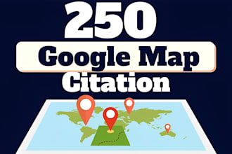 250 google maps citation service for gmb ranking and local SEO