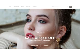 design jewelry shopify store jewelry website shopify dropship jewelry website