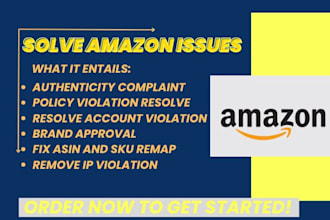 fix resolve amazon section 3 violation, fix amazon section 3 suspension issues