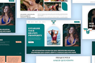 build onlyfans agency website, onlyfans modeling website, management website