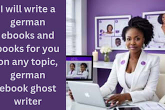 write a german ebooks and books for you on any topic, german ebook ghost writer