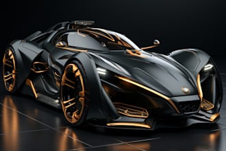 design 3d car,drone vehicle,cad design,aircraft,  aerospace,gtav,fivem,exterior