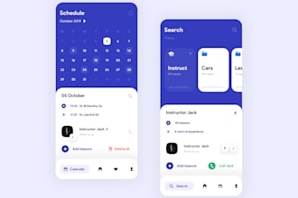 develop driving school app driving school management app
