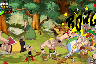 develop mobile fighting game, character design, rpg character design, pixel art