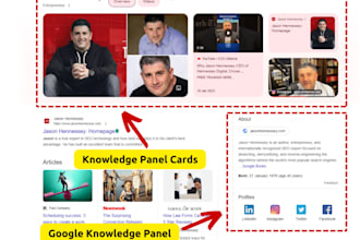 create verified google knowledge panel for you