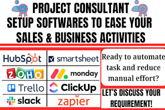 do smartsheet monday jira asana clickup trello zapier zoho hubspot slack notion