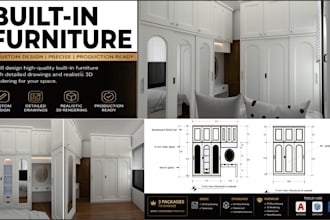 design custom built in furniture for your interior space