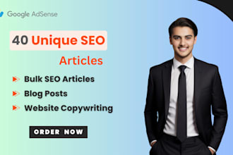 write bulk SEO articles blog posts and website copywriting