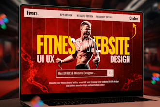 do gym, fitness, yoga, sport website UI UX design in figma
