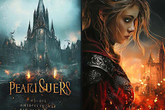 design professional fantasy book cover, ebook cover
