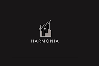 create unique modern home decor logo design for your brand