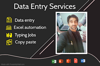 do english typing, retype scanned document fast