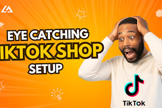 fix and setup tiktok shop, tiktok dropshipping shop, tiktok shop manager