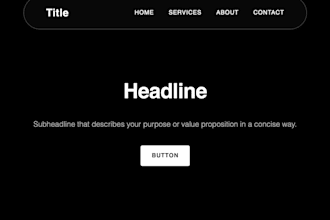 design a sleek and modern website