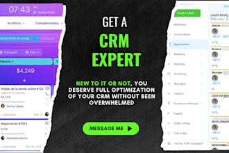 implement crm solution with hubspot gohighlevel bitrix24 bitrix suitedash