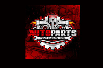 design high quality auto repair logo with free source file