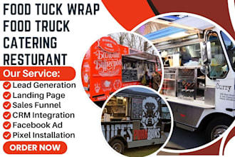 generate food truck leads catering leads restaurant leads food truck wrap leads
