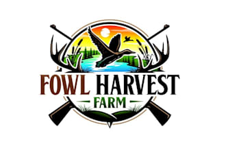 design looking appealing masculine duck hunting club logo