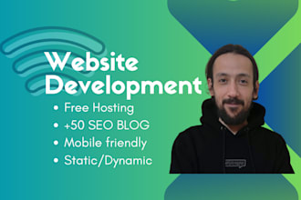 create a website with free hosting for your business, portfolio, and ecommerce