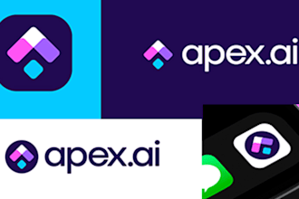 create a unique minimalist, abstract, wordmark, business or brand logo design