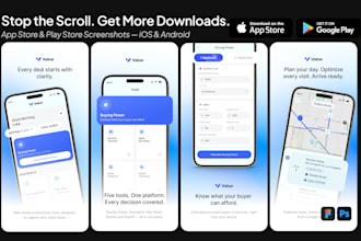 design high converting app store screenshots