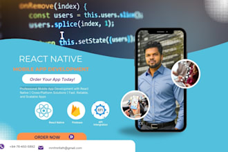 be your mobile app developer using react native