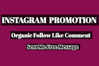 promotion instagram your target audience grow organic