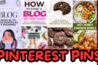 create custom pinterest pins design