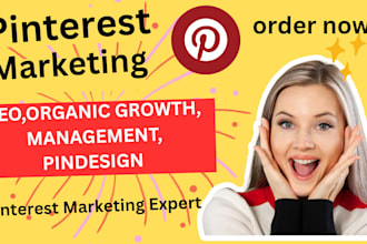 create pinterest board and pins,do SEO
