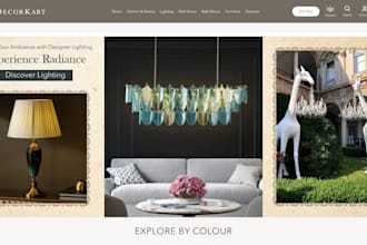 build luxury home remodeling shopify website interior store home appliance store