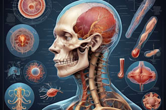 design scientific illustrations and medical figures