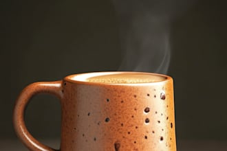 create custom typography coffee mug design or cup design