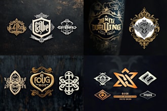 create logo or lettering custom for brand tattoo and etc