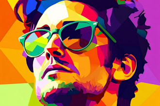 create awesome wpap pop art portrait