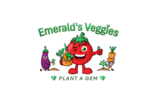 design communicate reward growing veggies garden logo