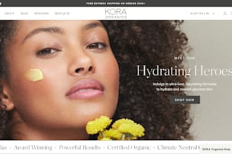 create skin care website design beauty website spa website makeup shopify store