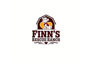 design rescue ranch taxes dog logo