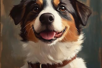 draw realistic portraits of your cat, dog or any pets