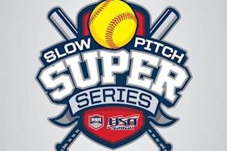 make baseball softball team and other sports logo design