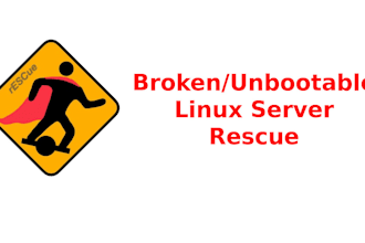 do linux server rescue, issue fix and server management