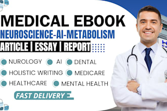 write edit proofread format neuroscience ebook, developmental edit medical ebook
